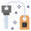 Llave del hotel  Icono