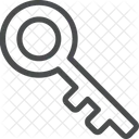 Clave Llave De Taquilla Contrasena Icono