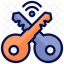 Llave Inteligente Internet Cerradura Icono