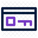 Llave Inteligente Llave De Puerta Acceso Icono