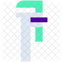Llave de tubo  Icono