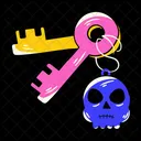 Llavero calavera  Icon