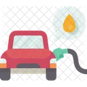 Llenado De Combustible Coche Gasolina Icono