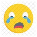 Emoji Emoticon Llorando Icono