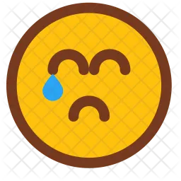 Llanto Emoji Icono