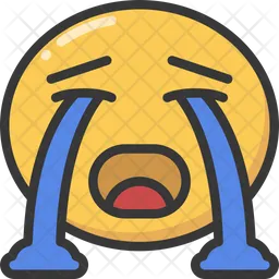 Llanto Emoji Icono