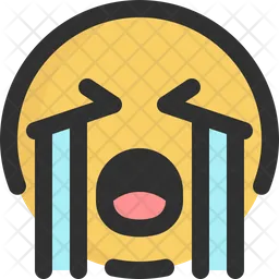 Llanto Emoji Icono