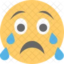 Llorar Llorar Emoticon Icono