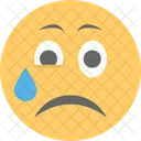 Llorar Llorar Emoticon Icono