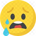 Llorar Llorar Emoticon Icono