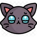 Gato Gatito Emoji Icono