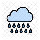 Lloviendo Nube Clima Icono