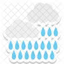 Lloviendo Nube Clima Icon