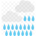 Lloviendo Nube Clima Icon