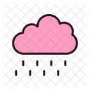 Lloviendo Nube Dia Icon