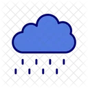 Lloviendo Nube Dia Icon