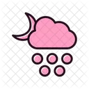 Lloviendo Nube Nublado Icono