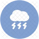 Lloviendo Clima Nube Icono