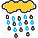 Lluvia Lluvia Precipitacion Gotas De Lluvia Tiempo Humedo Tiempo Lluvioso Llovizna Aguacero Chaparron Aguacero Icono