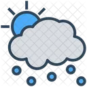 Lluvia Sol Nube Icon