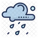 Lluvia Nube Dia Icon