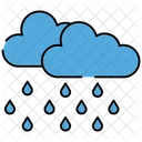 Lluvia Lluvia De Nubes Meteorologia Icon