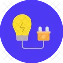 Lluvia De Ideas Creatividad Electricidad Icon