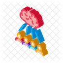 Negocios Lluvia De Ideas Outlie Icono