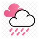 Nube Lluvia Tiempo Lluvioso Lluvioso Icono
