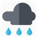 Nube Lluvia Lluvia Clima Icono
