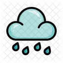 Nube Lluvia Clima Icono