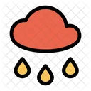 Lluvia Nube Clima Icono