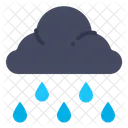 Lluvioso Lluvia Gota De Agua Icono