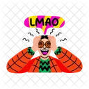 Lmao Laughing Giggling Icon