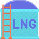 MLNG Lagerung LNG Lagerung Gastank Symbol