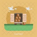 Load Box Delivery Icon