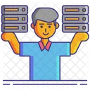 Load Balancing Server Connection Icon
