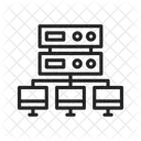 Load Balancing Server Connection Icon