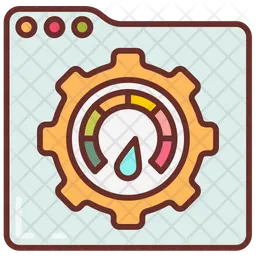 Load testing Icon - Download in Colored Outline Style