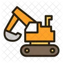Loader Excavator Digger Icon