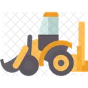 Loader Shovel Bulldozer Icon