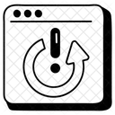 Data Failure Technology Icon