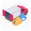 Loading Lorry Loading Truck Relocation Truck Icon