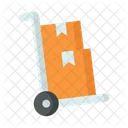 Loading Package Package Trolley Delivery Boxes Icon