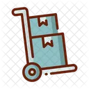 Loading Package Package Trolley Delivery Boxes Icon