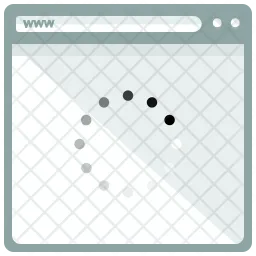 Loading webpage  Icon