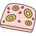 Loaf Meat Olive Icon