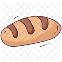 Baguette Loaf Bread Breakfast Icon