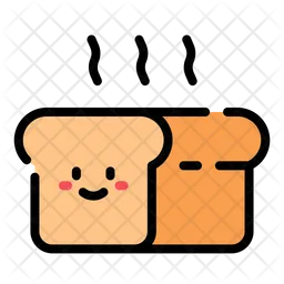 Loaf Bread Bake  Icon