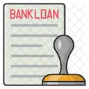 Loan Bank Stamp Icon
